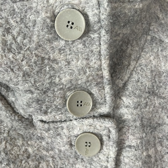 Andrew Marc Geller Assymetrical Long Coat Size M In Ivory - Picture 12 of 16